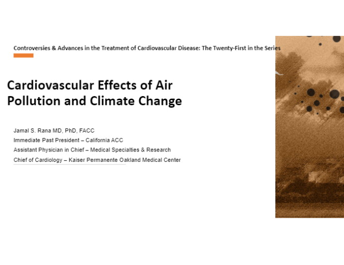 Cardiovascular Effects of Air Pollution and Climate Change